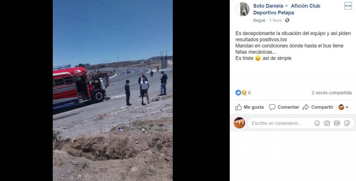 Bus del Deportivo Petapa