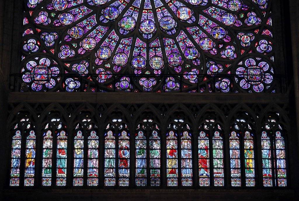 Los rosetones de la catedral de Notre Dame