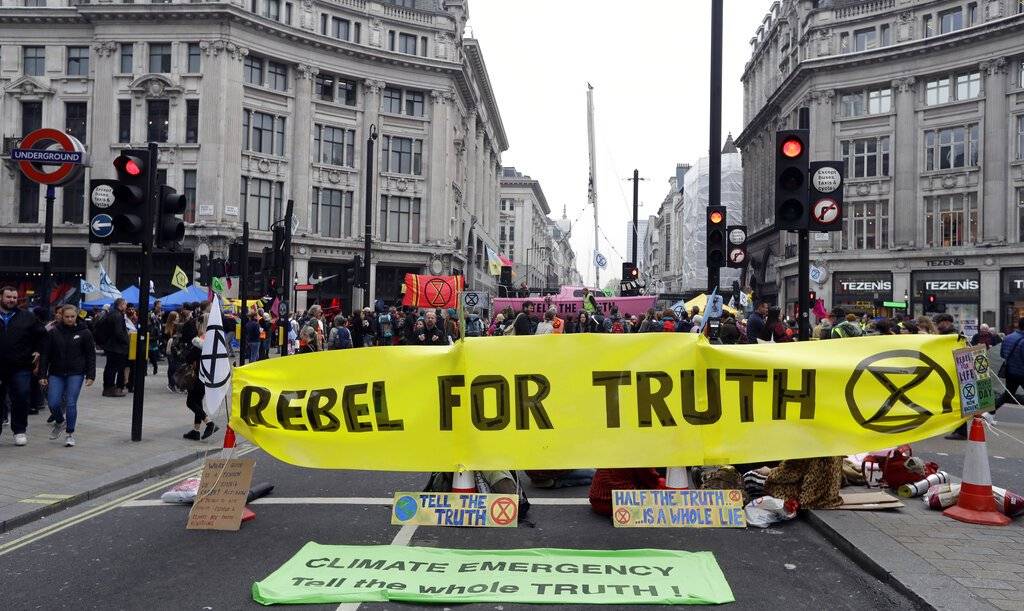 Extinction Rebellion. AP