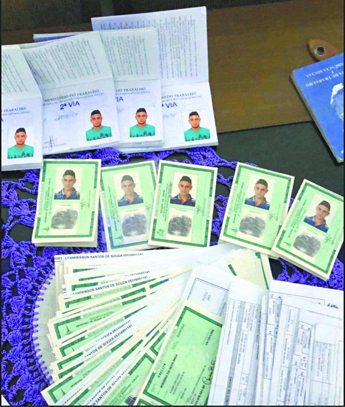 falsificação documentos