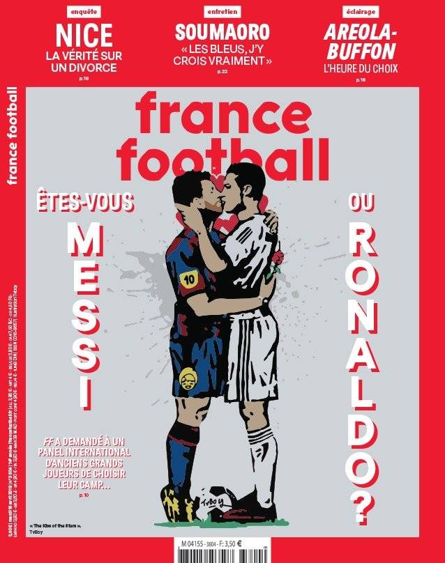france football messi cr7