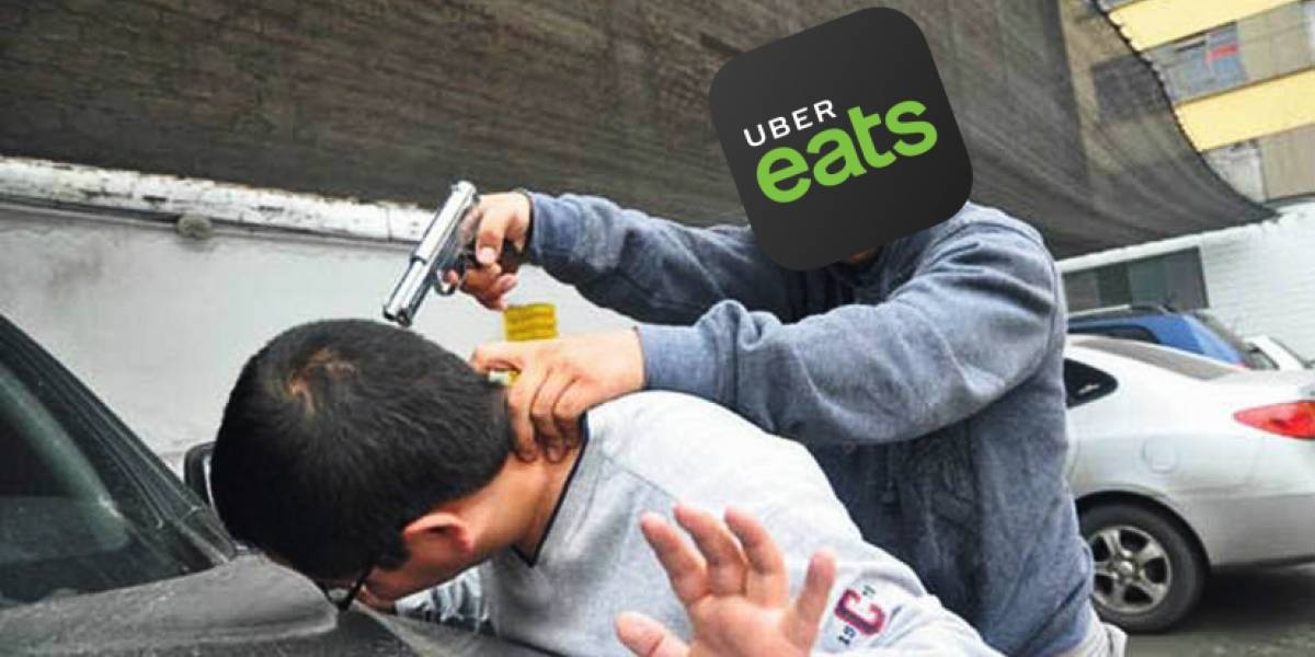En México están asaltando automóviles usando la mochila de Uber Eats