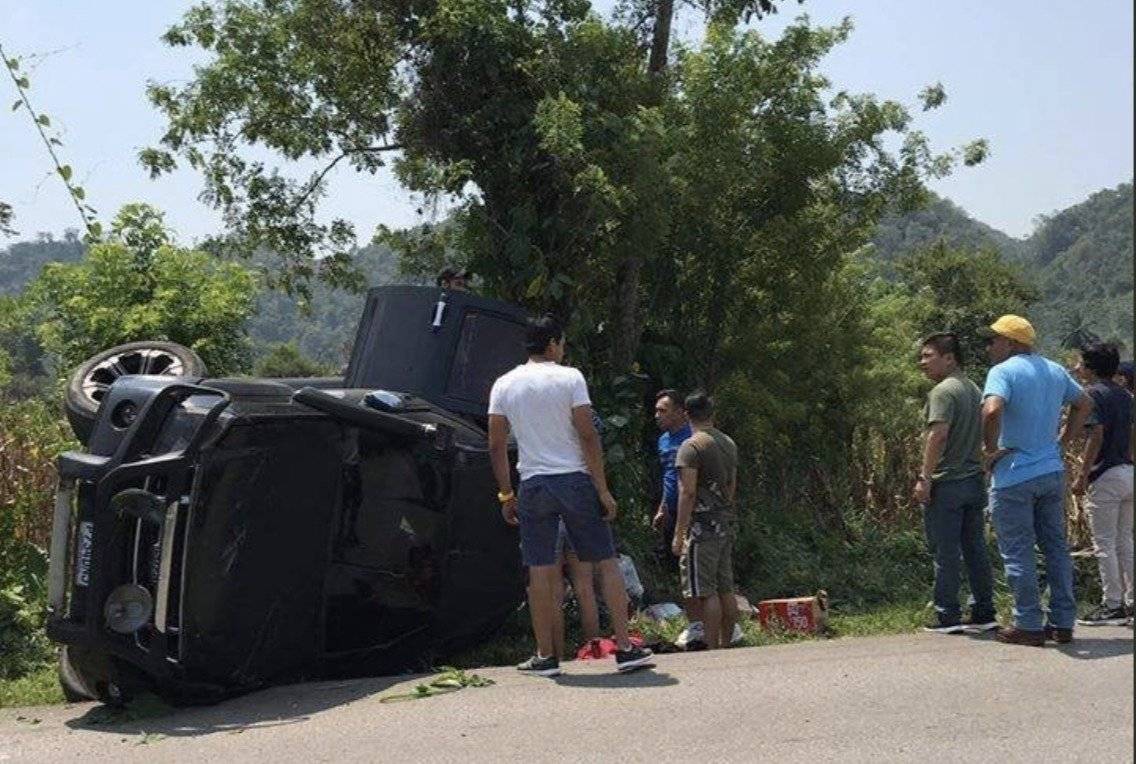 accidente jugadores cobán