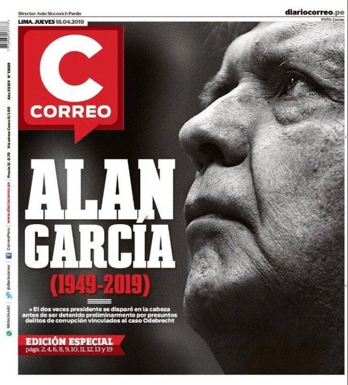 Alan García portada