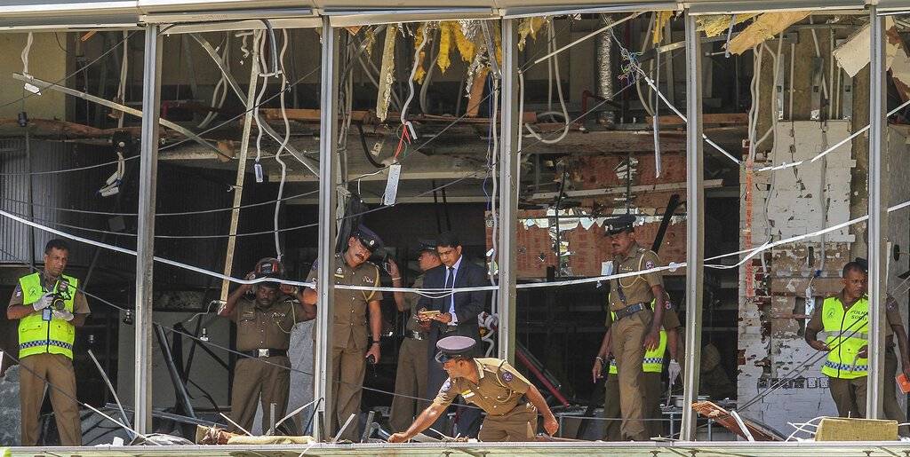 atentado Sri Lanka. AP