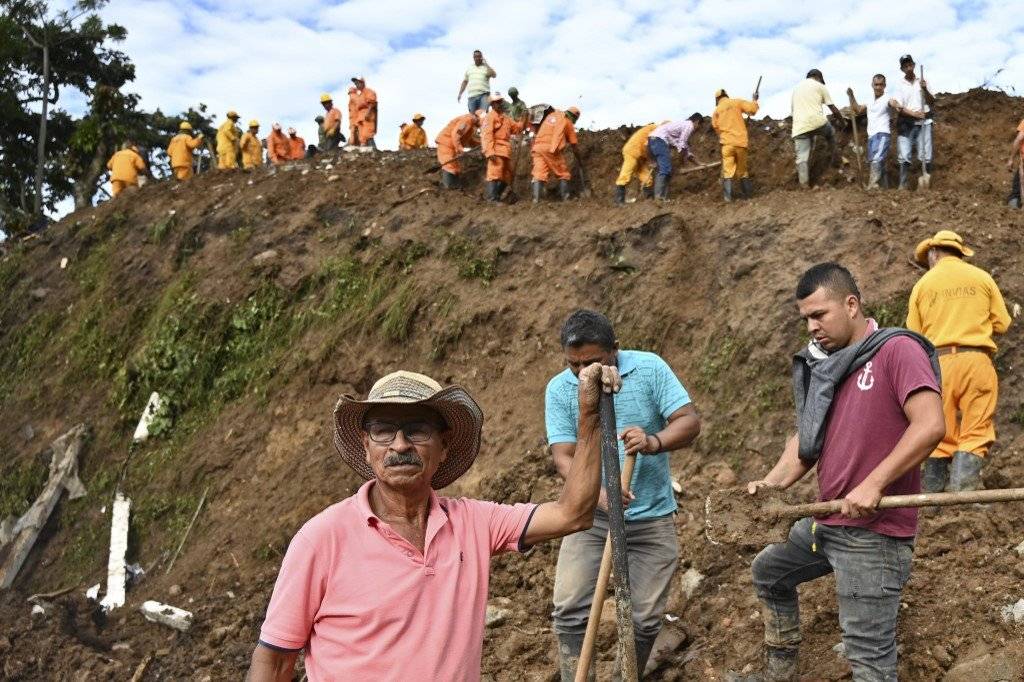 Deslave en Rosas, Colombia