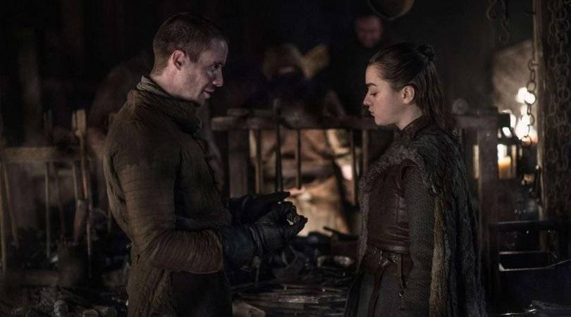 Gendry y Arya