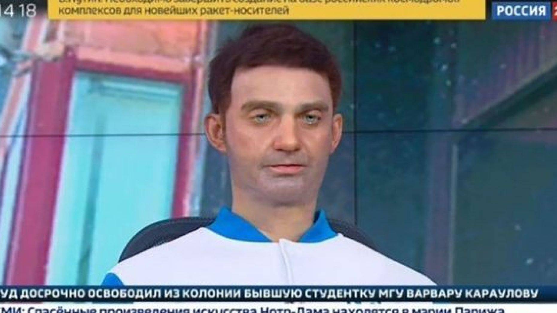 Insólito: Robot con forma humana que lee noticias causa revuelo en Rusia Insólito: Robot con forma humana que lee noticias causa revuelo en Rusia