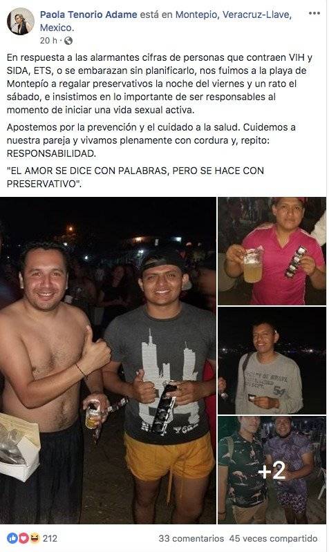 Diputada regala condones