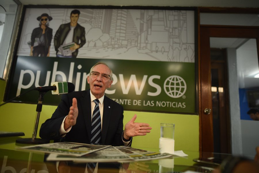 Edmond Mulet, candidato presidencial por el partido Humanista