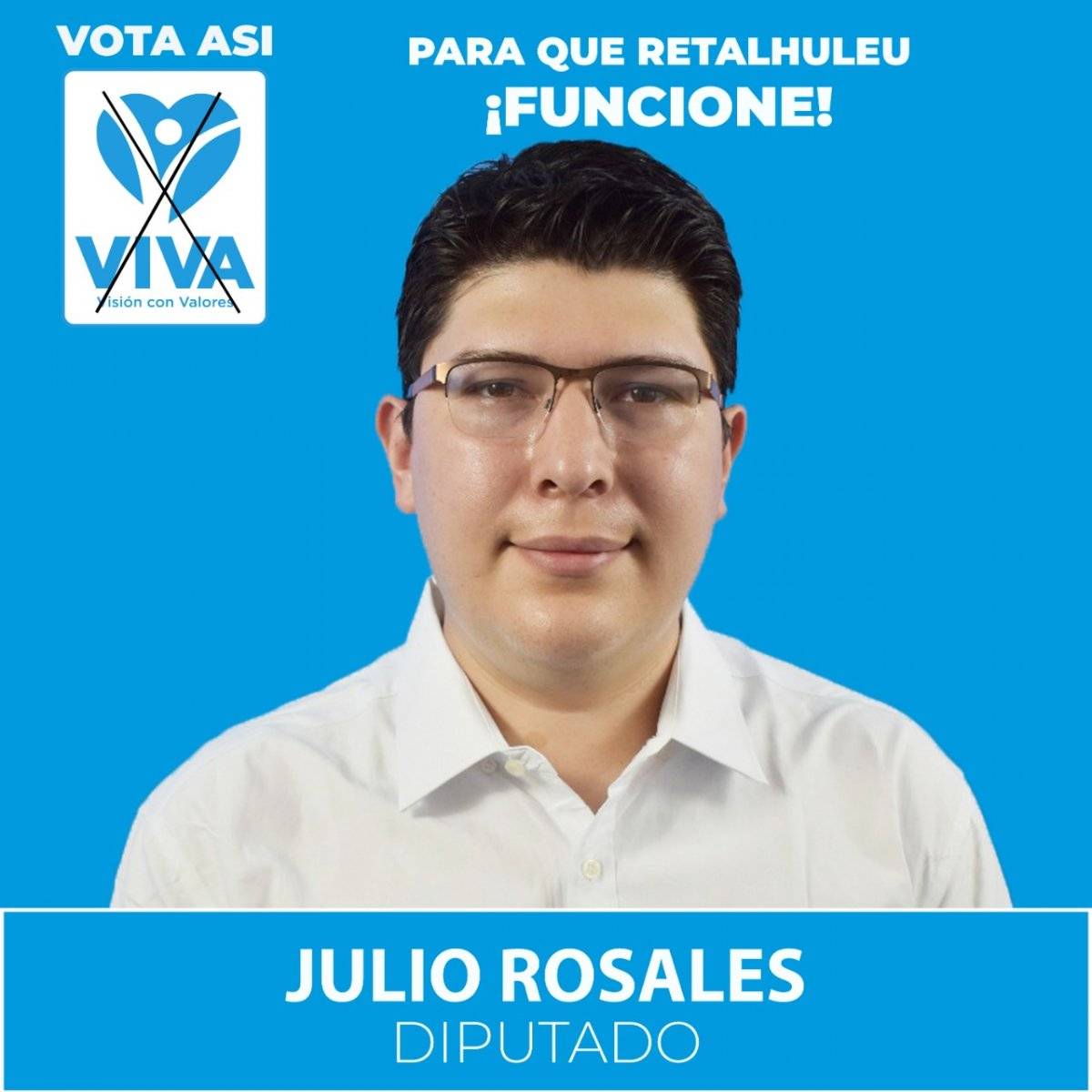 Julio José Rosales, candidato Viva