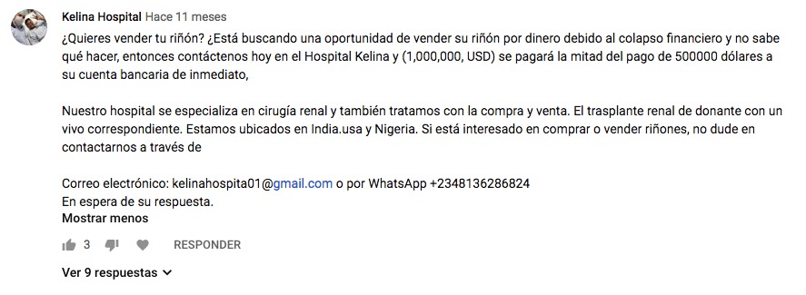 YouTube Riñón YouTube Riñón