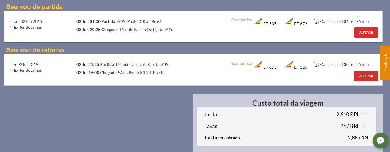 Voos promocionais
