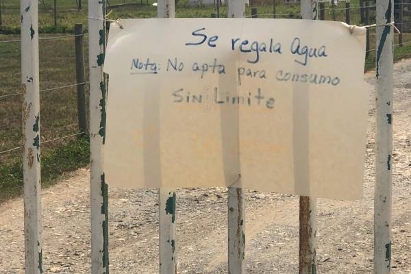 Agua expirada