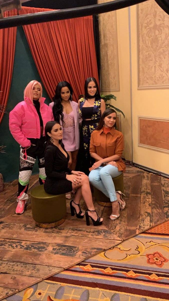 Karol G, Becky G, Natti Natasha, Anitta y Lali juntas