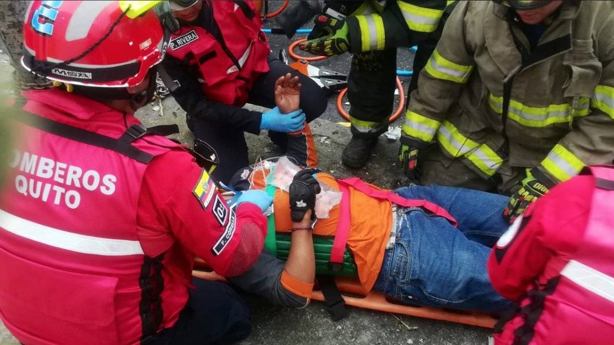Accidente en el Batán Bajo