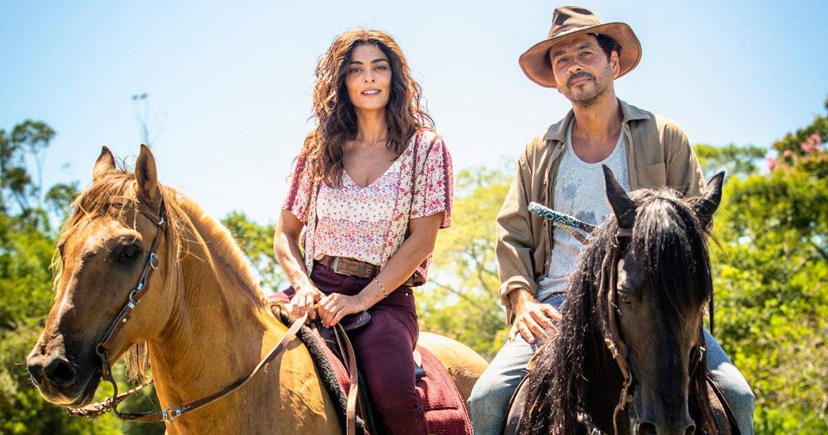 Juliana Paes e Marcos Palmeira