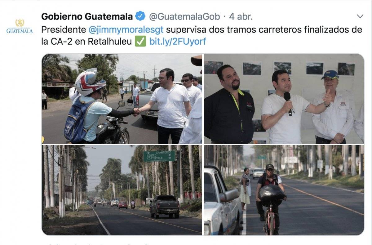 Jimmy Morales y Mario Estrada
