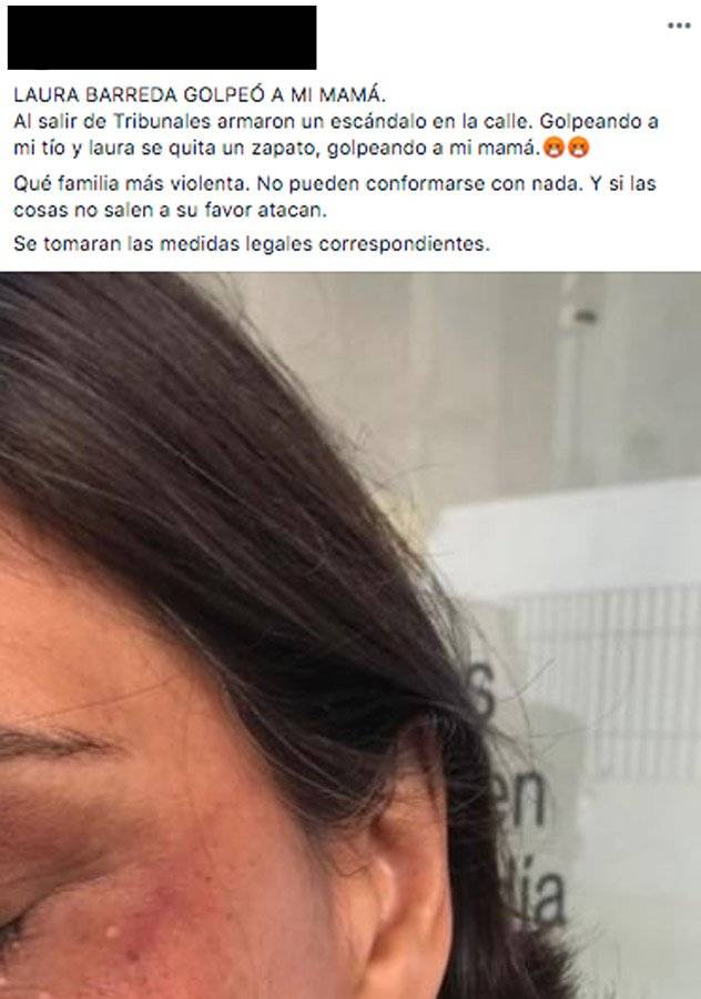 Denuncia por la agresión de tía de Cristina Siekavizza