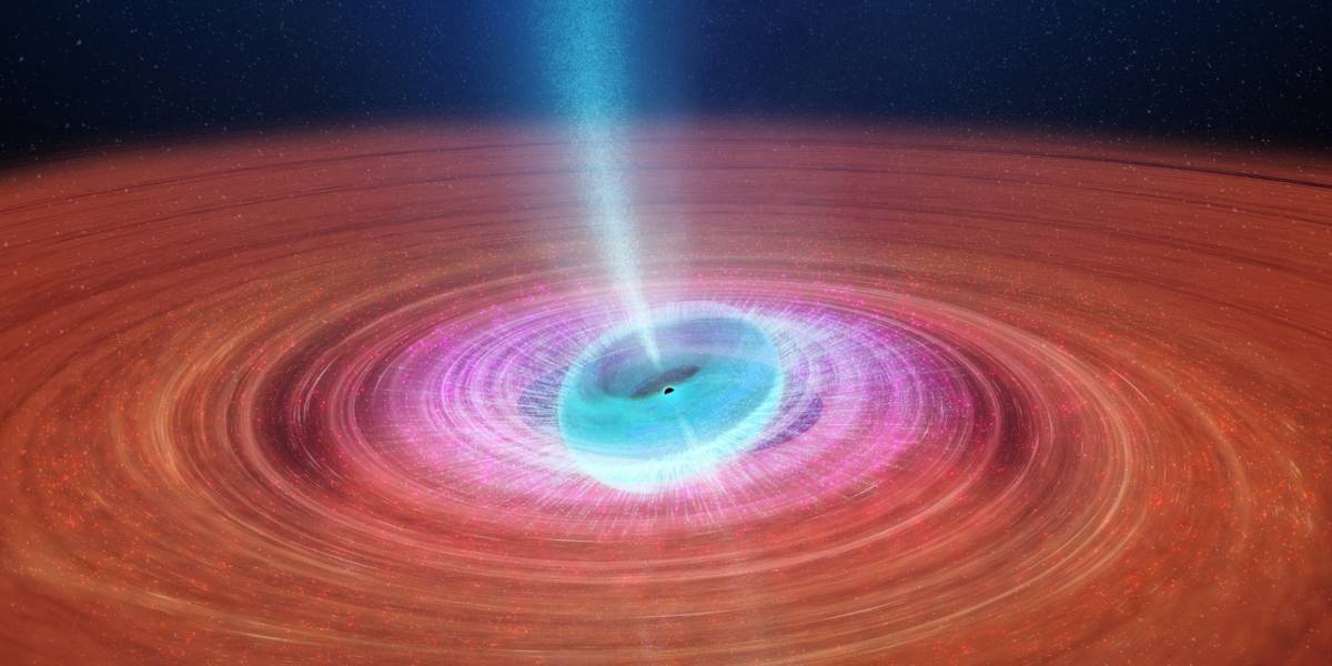 Descubren un extraño agujero negro capaz de expulsar chorros de plasma en cualquier dirección