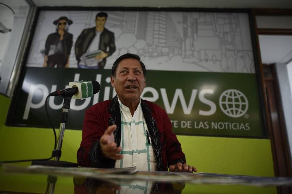 Pablo Ceto, presidenciable por URNG-Maíz.