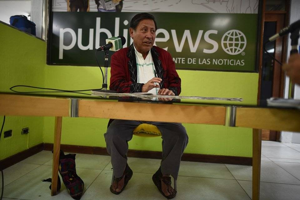 Pablo Ceto, presidenciable por URNG-Maíz.