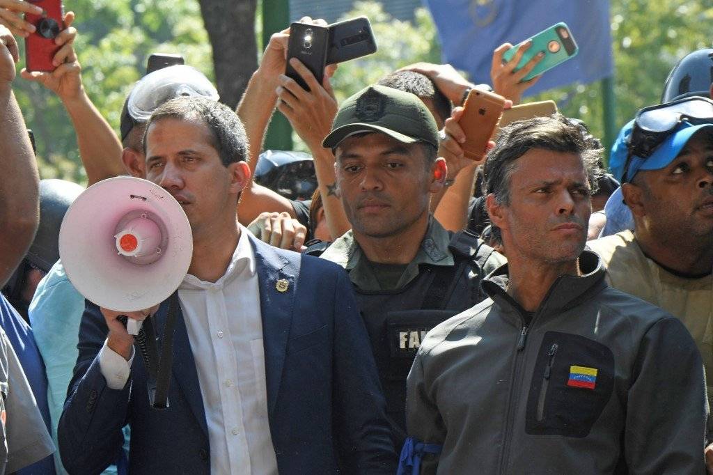 Juan Guaidó y Leopoldo López