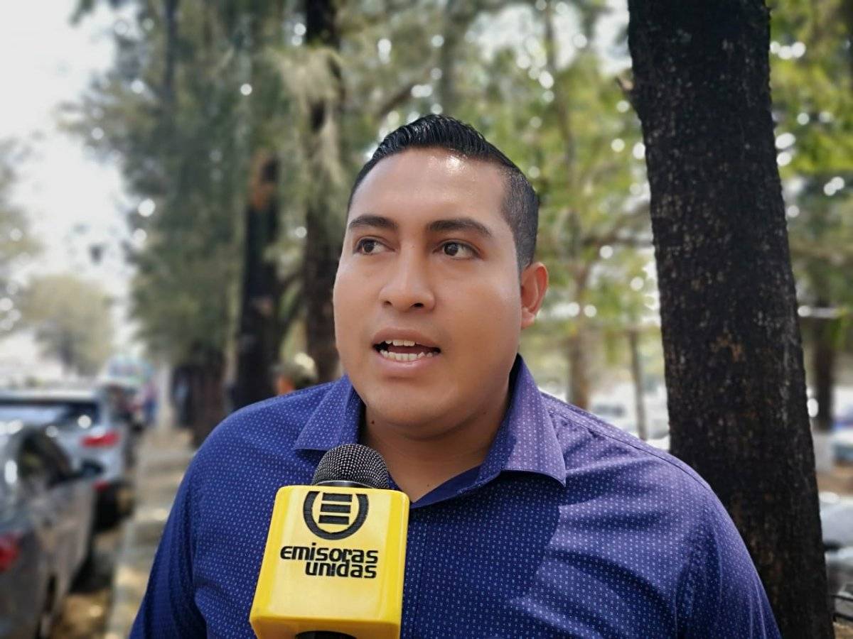 manifestación de extensionistas del MAGA