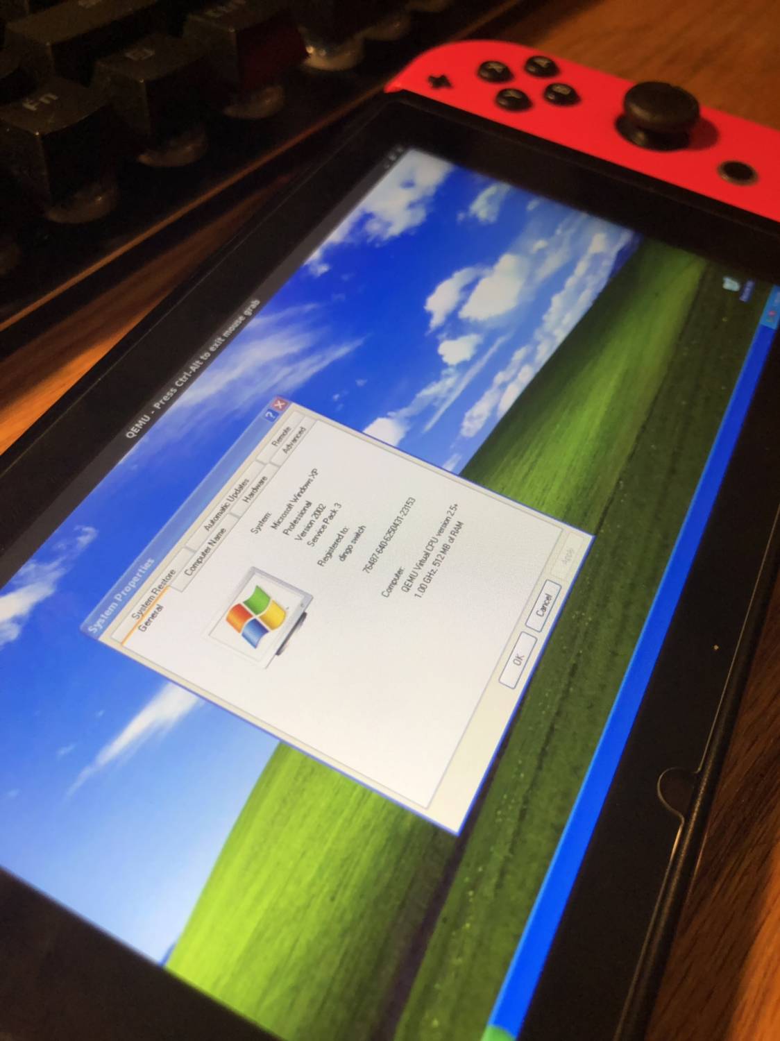 Un usuario instaló Windows XP en la Nintendo Switch para jugar Pinball 3D Un usuario instaló Windows XP en la Nintendo Switch para jugar Pinball 3D