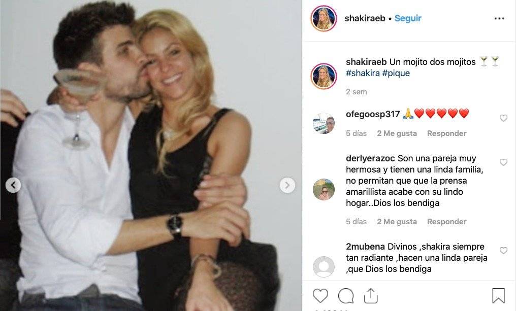 Piqué y Shakira juntos