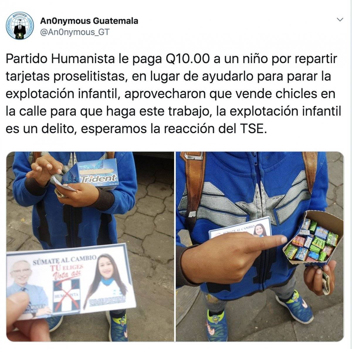 Niño campaña Humanista