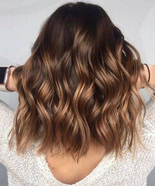 Cabello color caramelo Luces para morenas claras