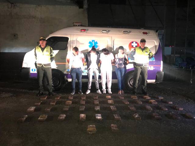 ambulancia con droga