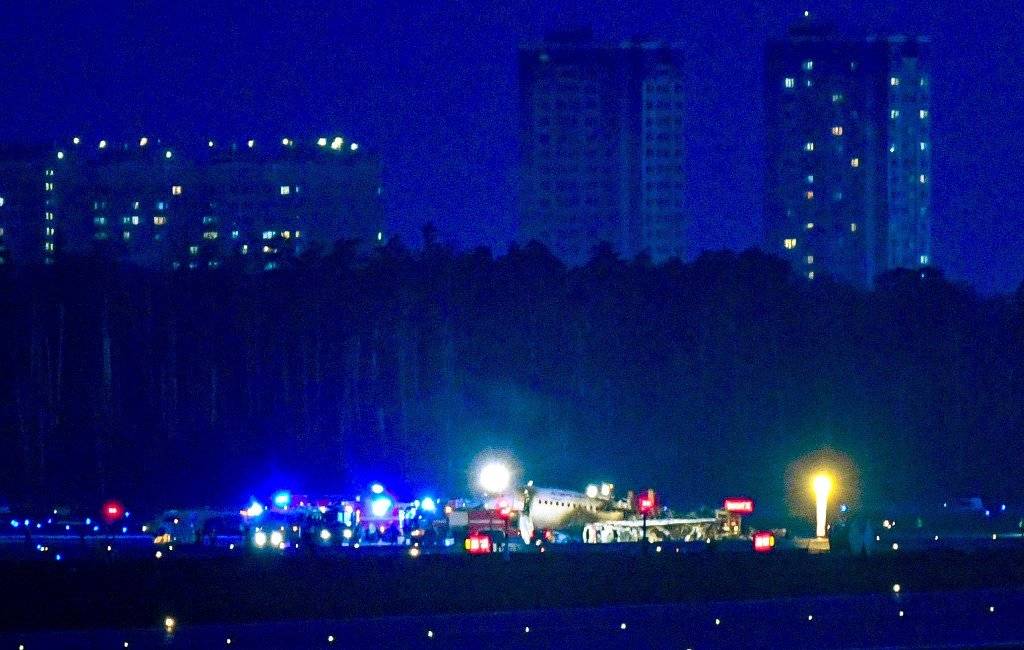 Accidente aéreo en Moscú