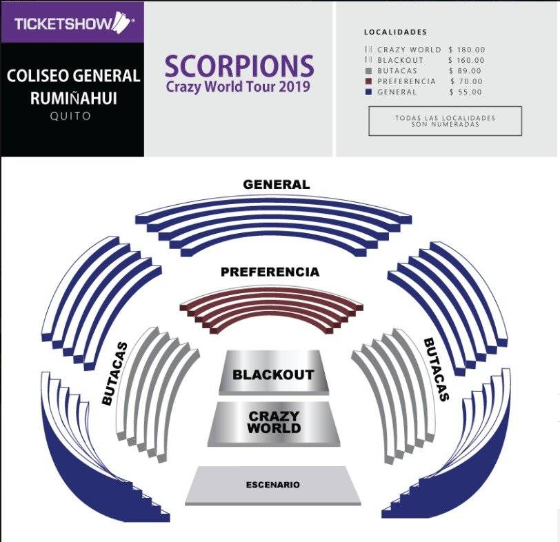 Scorpions: Precios de las entradas para concierto en Ecuador