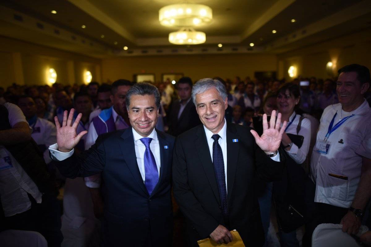 Fredy Cabrera y Ricardo Sagastume, partido Todos
