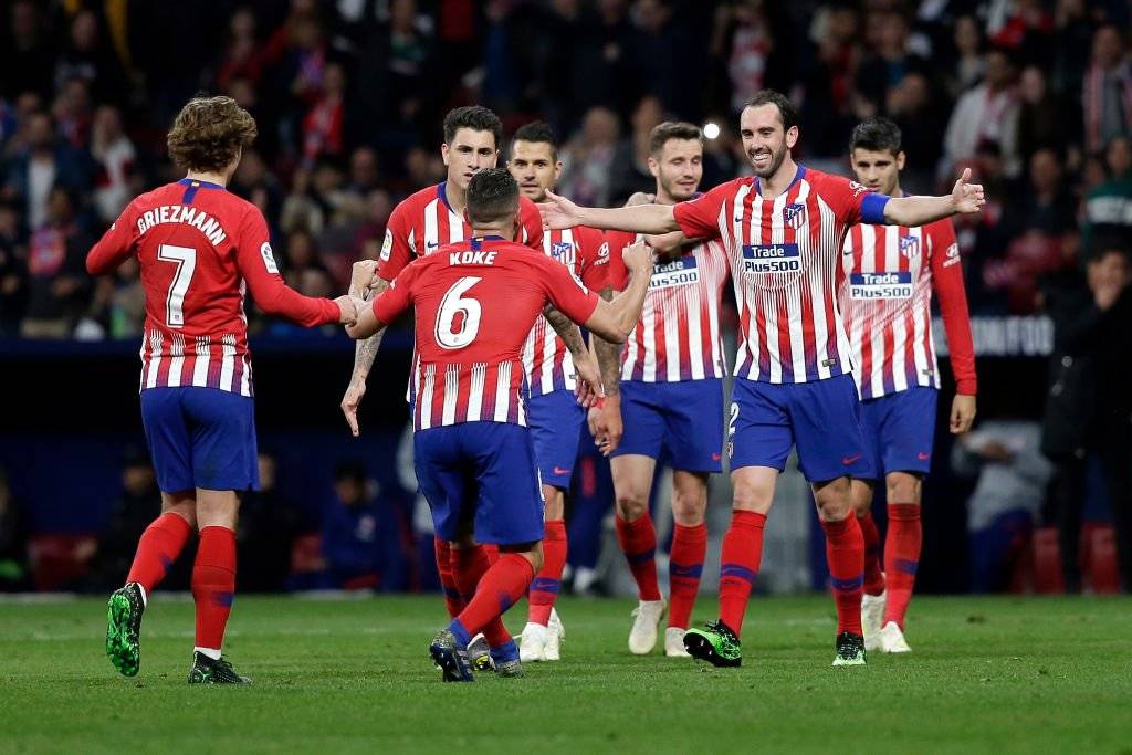 Una Liga, una Copa del Rey, dos Ligas Europa, tres Supercopas de Europa y una Supercopa de España fueron los títulos de Diego Godín en el Atlético / Foto: Getty Images
