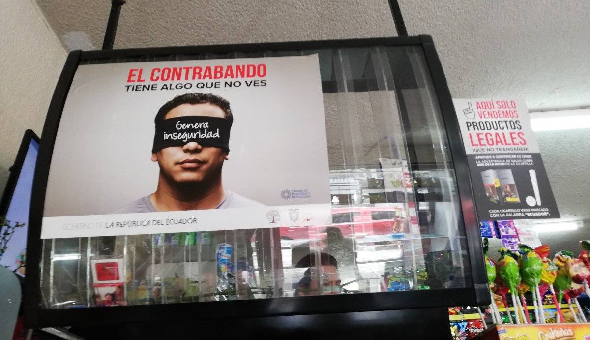 Venta de cigarrillos legales en Quito