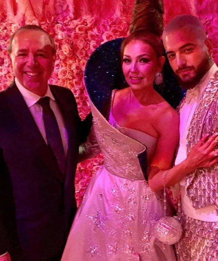 Thalía, Tommy y Maluma