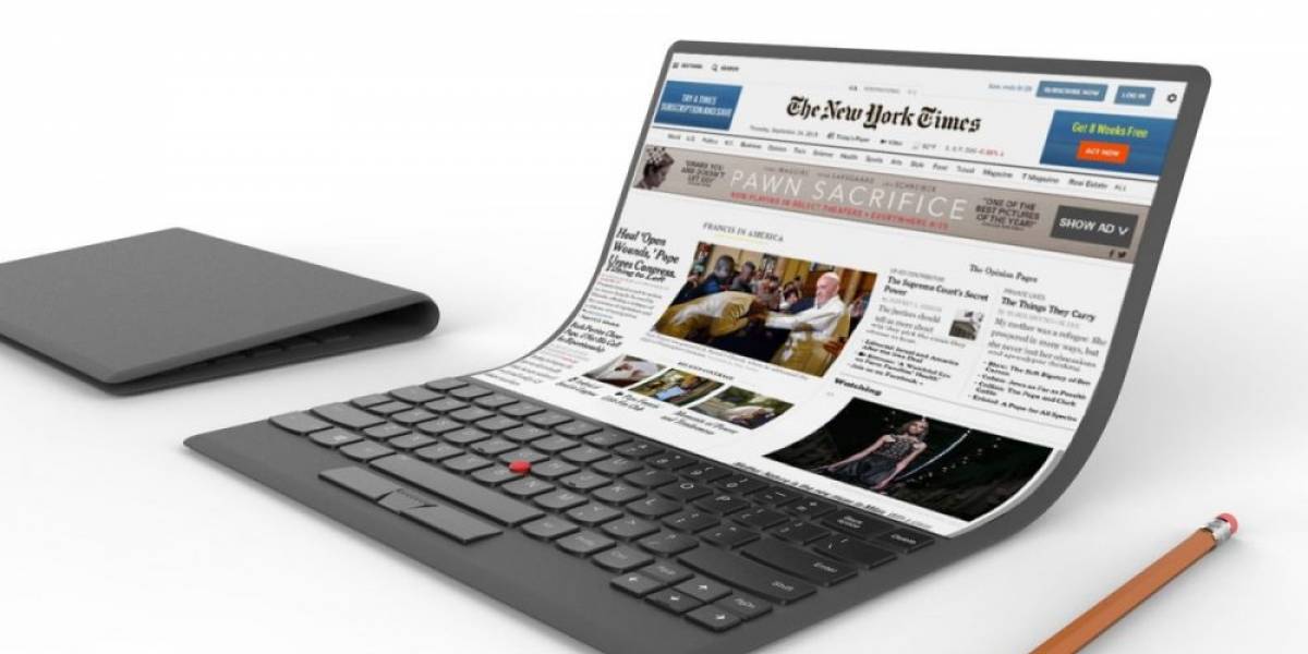 Futurología: las laptops con pantalla plegable llegarán en dos años