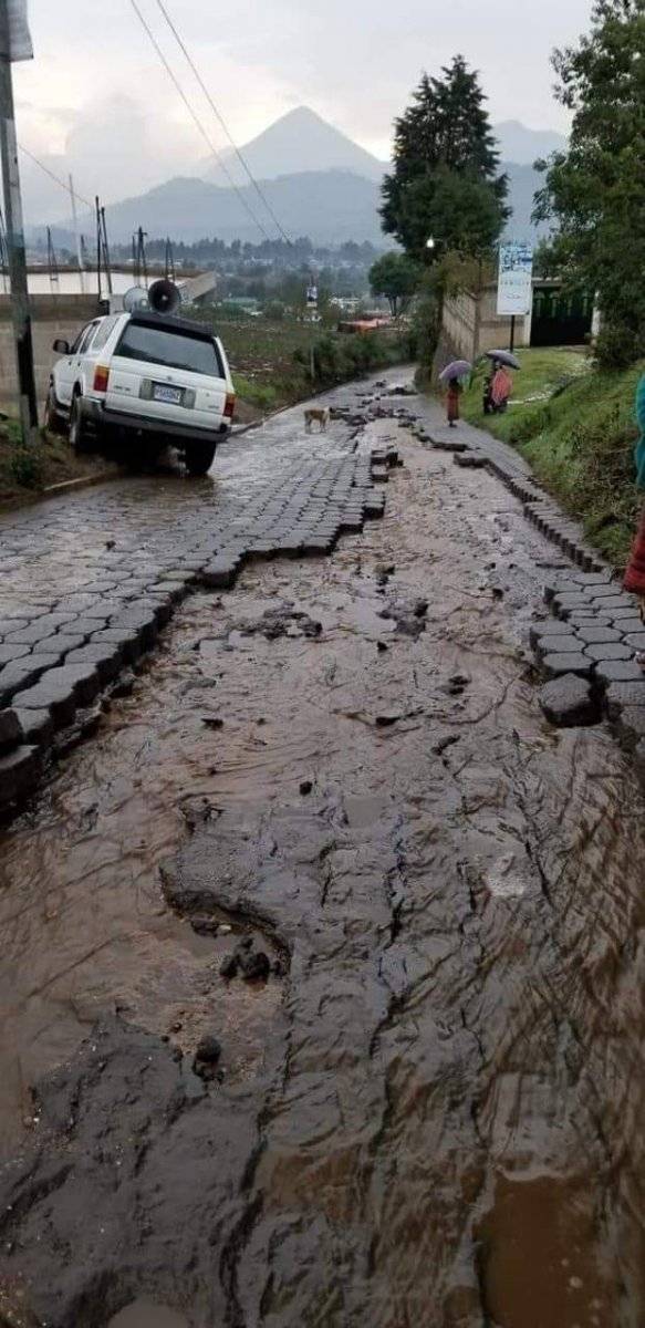 Daños por lluvias en Quetzaltenango