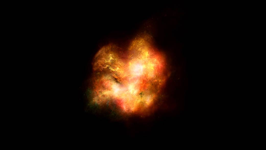 Impresionante: Así se podría haber visto una de las primeras galaxias del universo Impresionante: Así se podría haber visto una de las primeras galaxias del universo