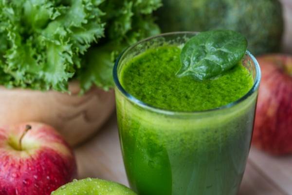 Batido de zanahoria y espinaca para adelgazar