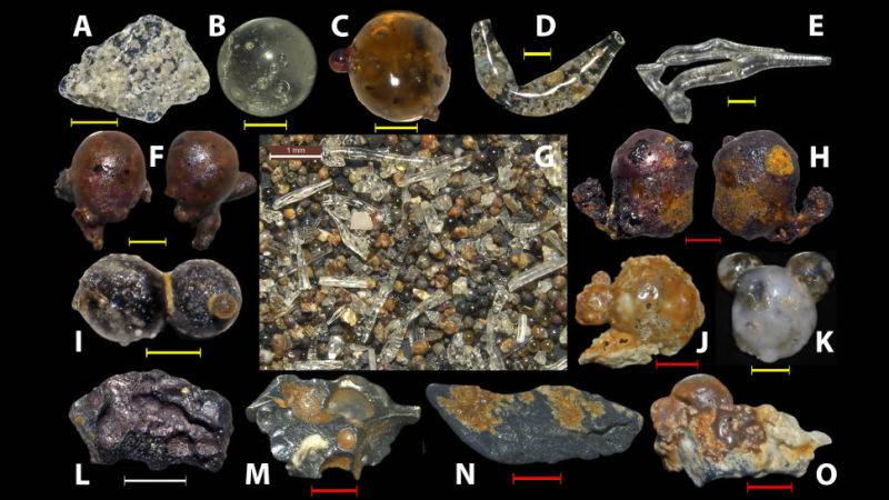 Las playas de Hiroshima todavía están llenas de restos de la explosión de la bomba atómica Las playas de Hiroshima todavía están llenas de restos de la explosión de la bomba atómica