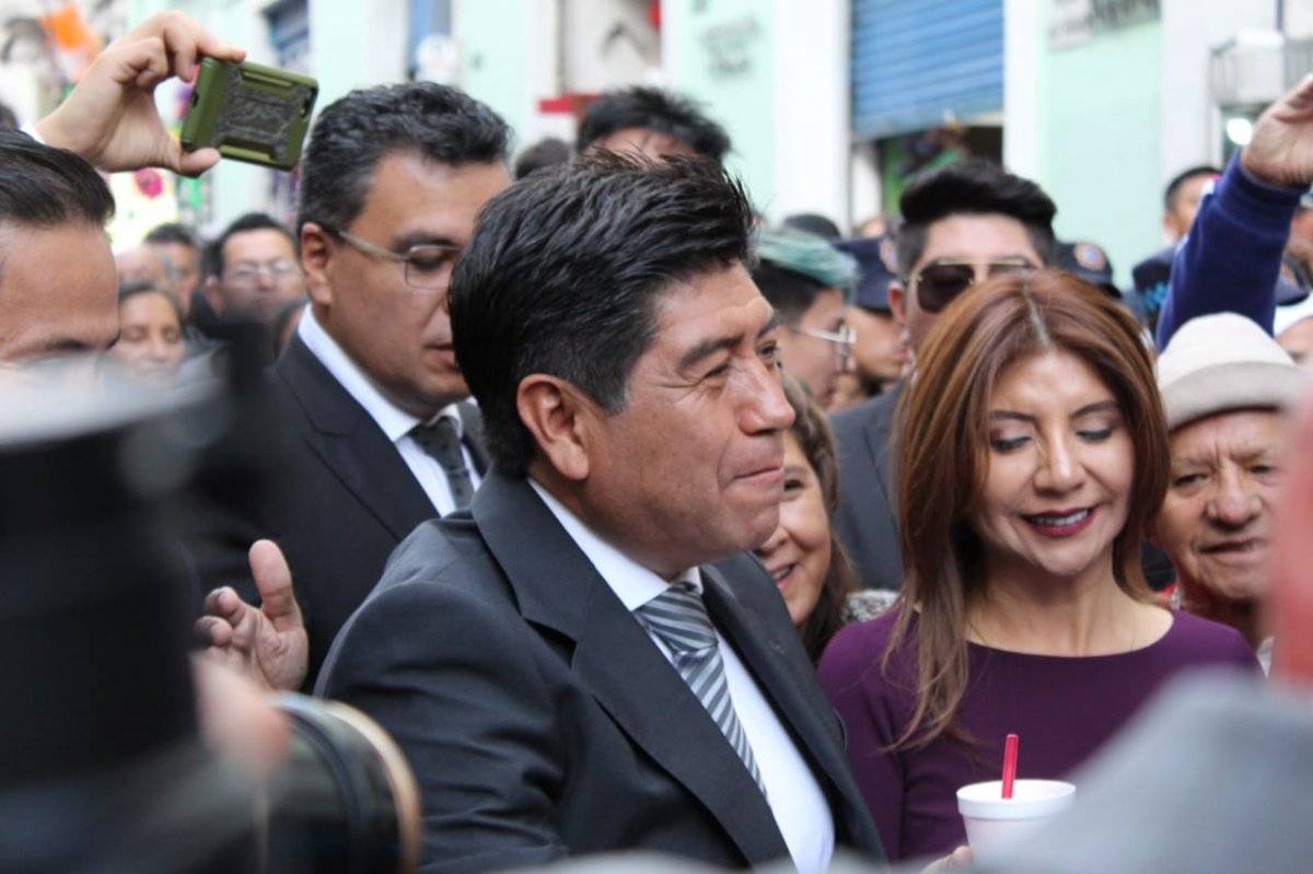 El alcalde Yunda disfrutó de ponche en su recorrido