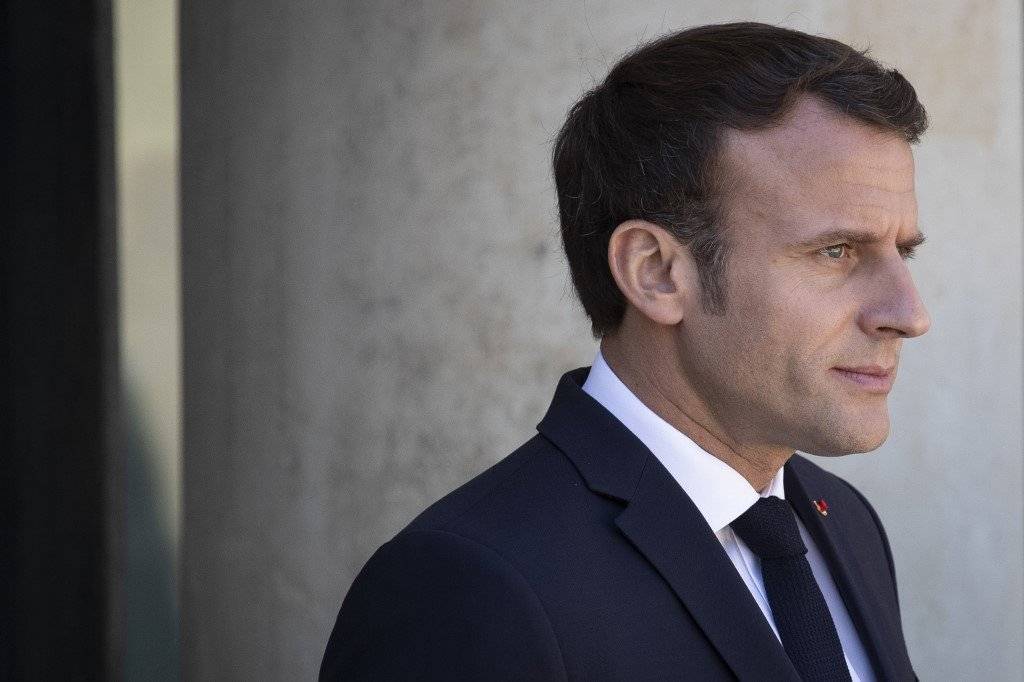 Emmanuel Macron en París