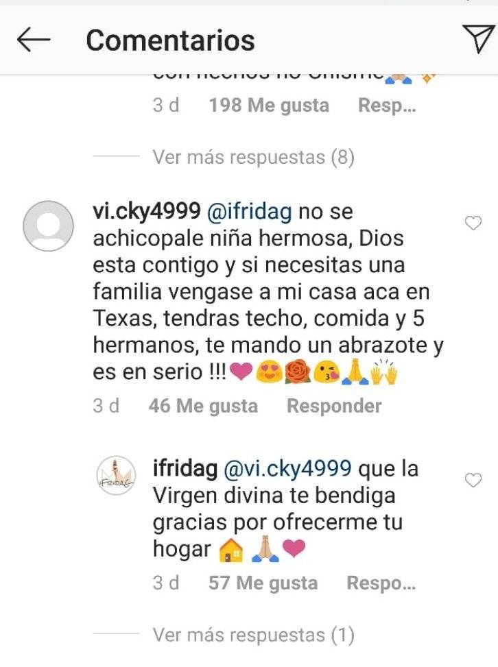 Mensaje a Frida Sofía