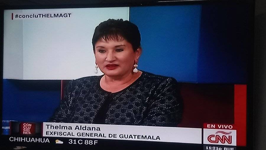 Thelma Aldana en "Conclusiones"