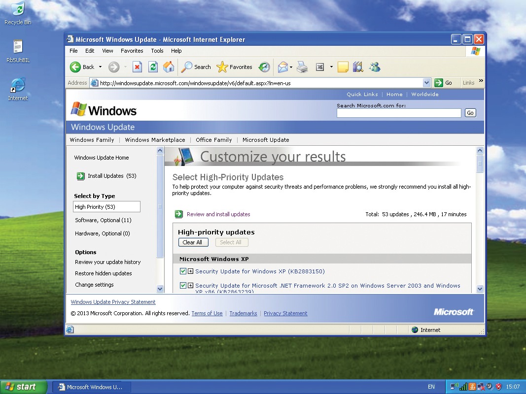 Microsoft lanza parche para actualizar Windows XP por severa vulnerabilidad Microsoft lanza parche para actualizar Windows XP por severa vulnerabilidad