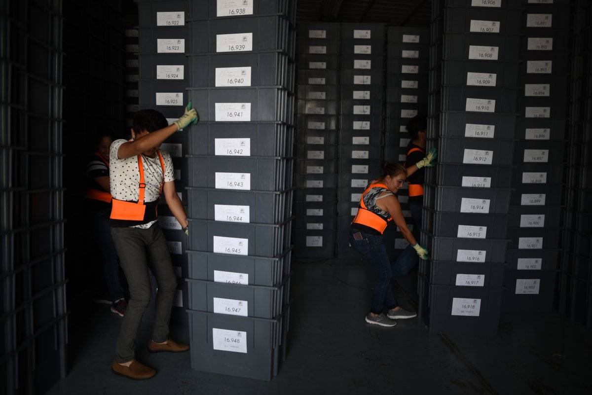 Cajas para material electoral